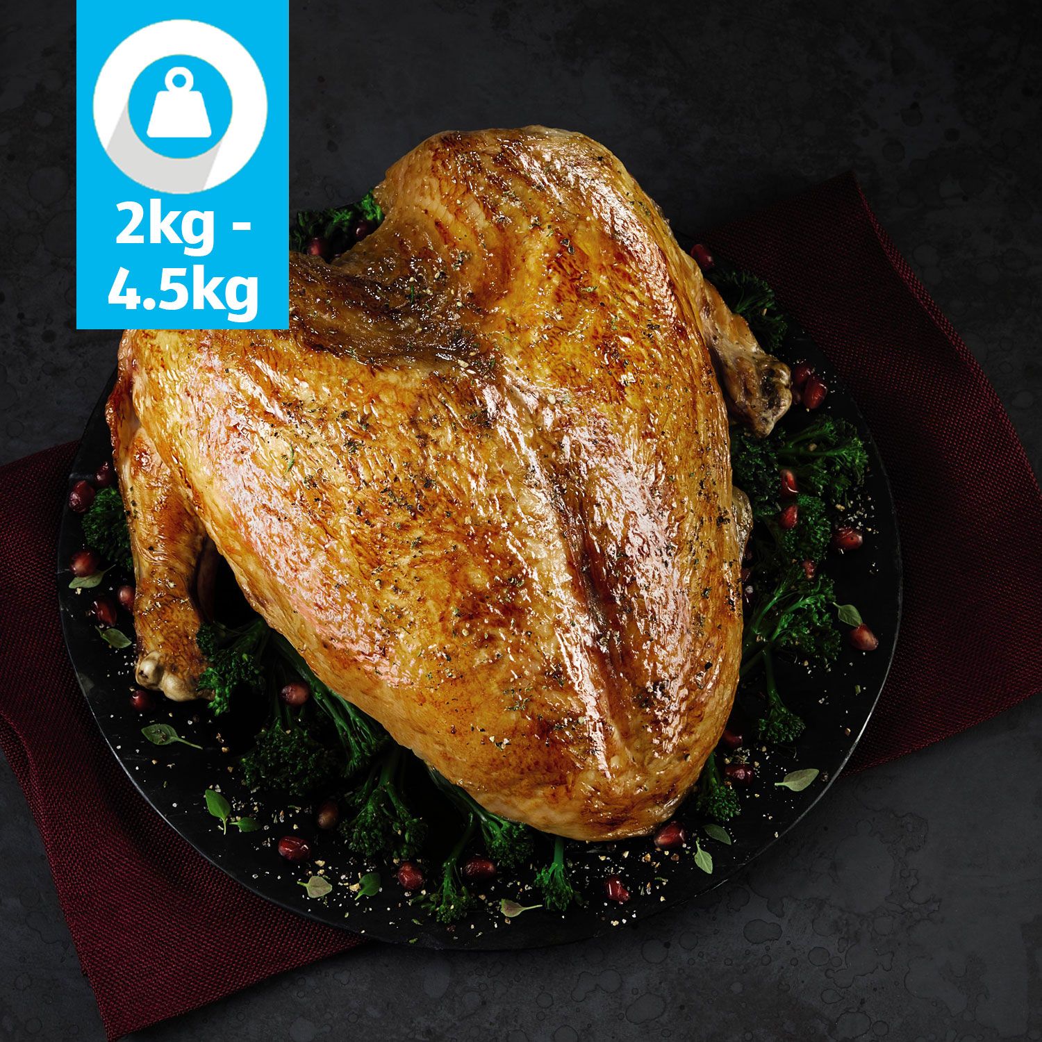 Ashfields Fresh Turkey Crown Typically 3.25kg ALDI